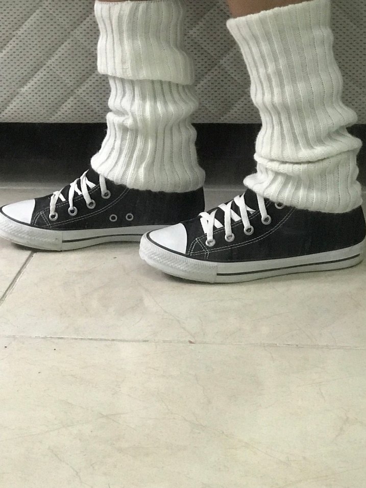 Siyah Yüksek Tabanlı Kadın Spor Ayakkabı - Görsel 3