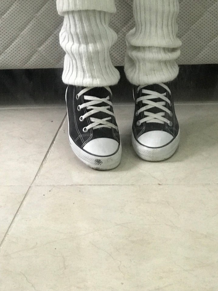 Siyah Yüksek Tabanlı Kadın Spor Ayakkabı - Görsel 4