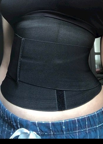 Siyah Uzun Boylu Sıkılaştırıcı bel inceltici Korse - Görsel 2