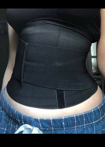 Mor Kemerli Kadın Atletik Bel Korsesi - Görsel 2