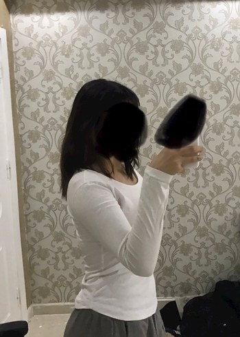 Beyaz Uzun Kollu Keten Bluz - Görsel 3