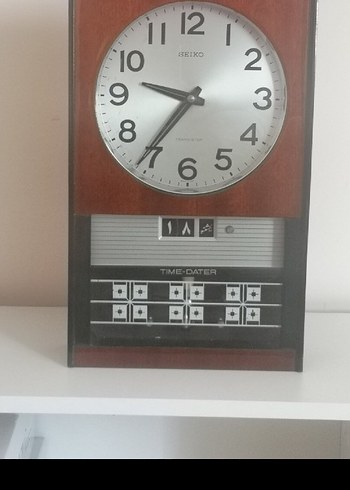 Seiko Duvar Saati ve Takvim Fonksiyonlu
