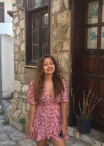 xs Beden kırmızı Renk Dantel Detaylı Pembe V Yaka Midi Elbise