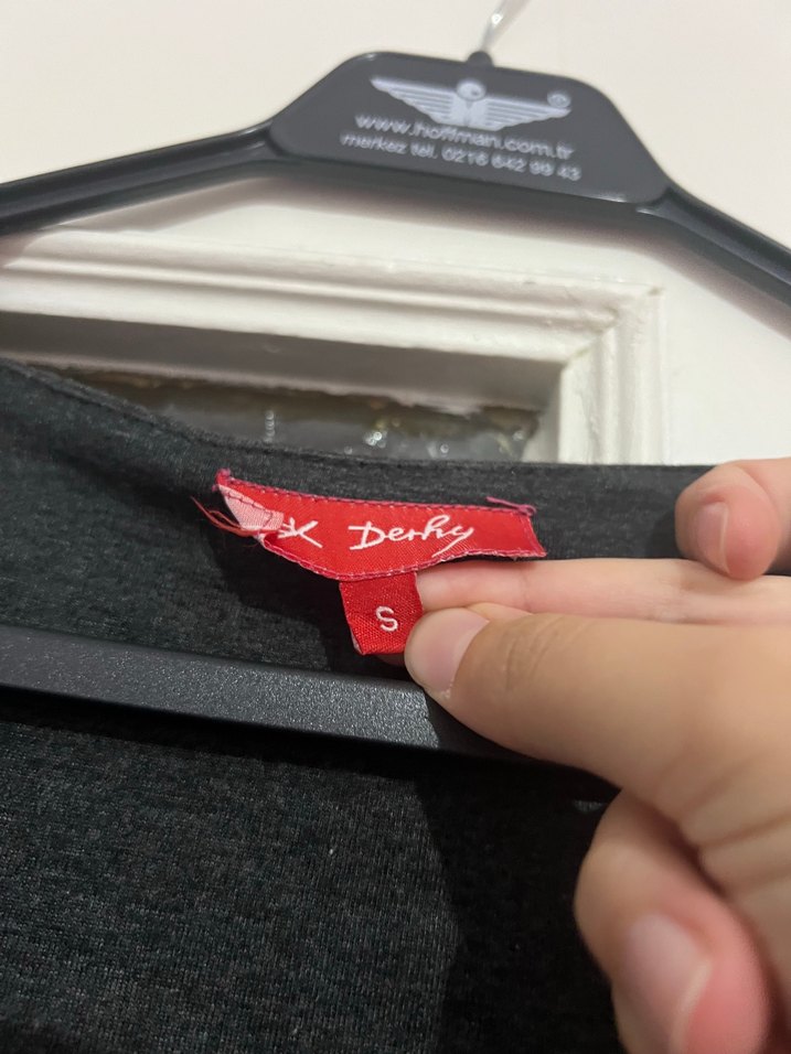 Gri Kısa Kollu Midi Gotik Elbise - Görsel 3