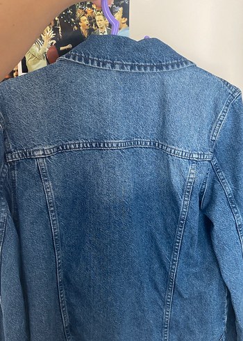 Koton Düğmeli Kadın Mavi Denim Ceket