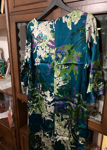 Çok Renkli Bohem Midi Hamile Tunik - Görsel 2