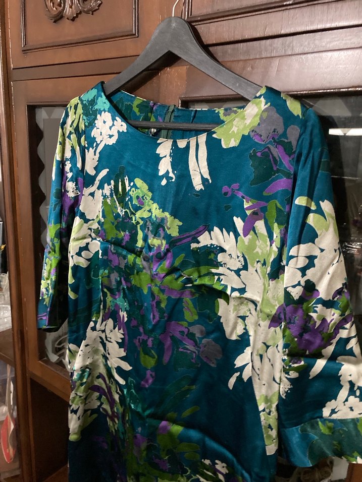 Çok Renkli Bohem Midi Hamile Tunik - Görsel 4