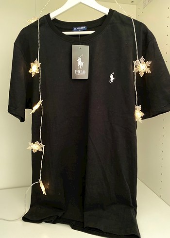 Siyah Polo ralph lauren Erkek Tişört Kısa Kollu S
