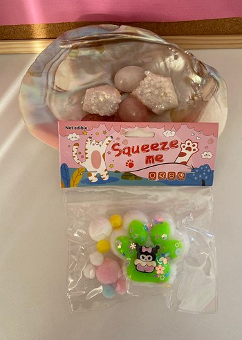  Yeşil Kuromi Taba Squishy Sıkılabilir Oyuncak