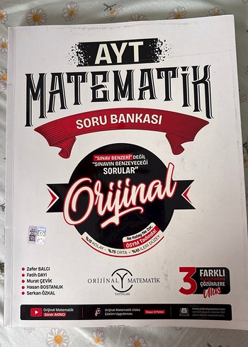 AYT Matematik Soru Bankası Orijinal