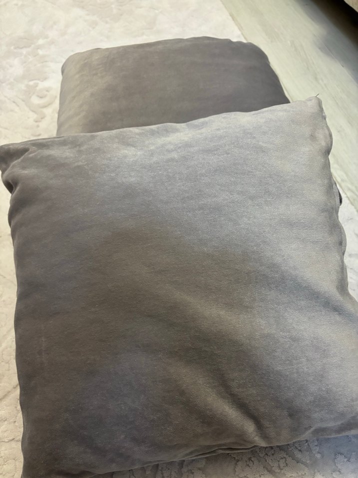 Gri renk kırlent - Görsel 3