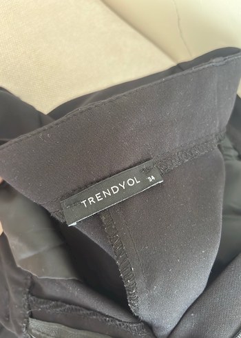Trendyol & Milla Kadın Siyah Uzun Kumaş Pantolon