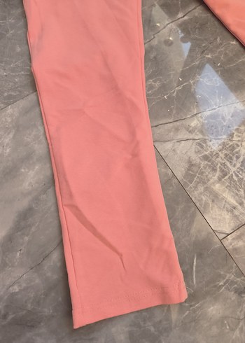 Pembe VLTN Logolu Kadın Spor Tayt - Görsel 3