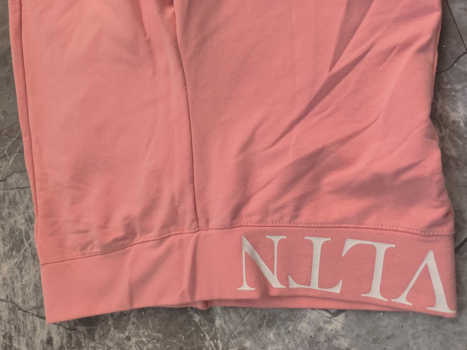 Pembe VLTN Logolu Kadın Spor Tayt - Görsel 4