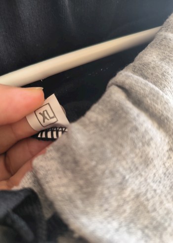 Gri Bel Detaylı Kadın Eşofman Altı - Görsel 5