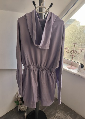 Uzun Kollu Mor Salaş Midi Tunik - Görsel 8