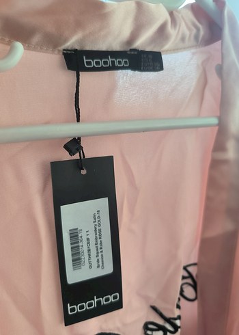 Pembe Midi Kadın Saten Sabahlık bride - Görsel 7