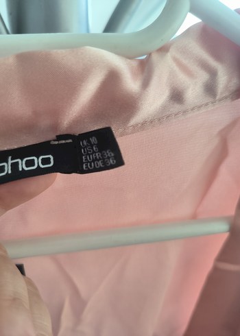 Pembe Midi Kadın Saten Sabahlık bride - Görsel 6