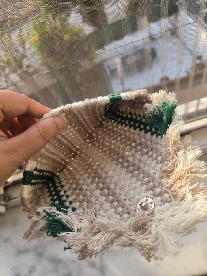 Nakışlı Çok Renkli boheme stil cüzdan - Görsel 5