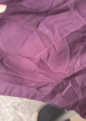 Bordo Düğmeli Uzun Kollu Tunik - Görsel 7