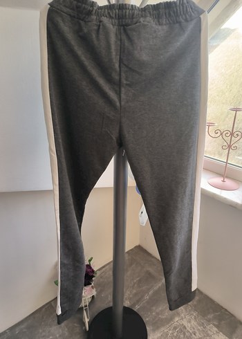 Kadın Gri Belden Bağlamalı Sweatpant - Görsel 2