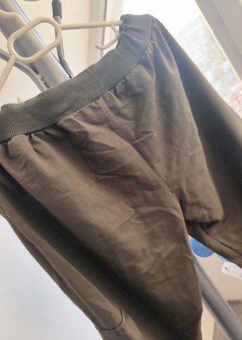 Kahverengi Bel Detaylı Kadın Kumaş Pantolon - Görsel 5