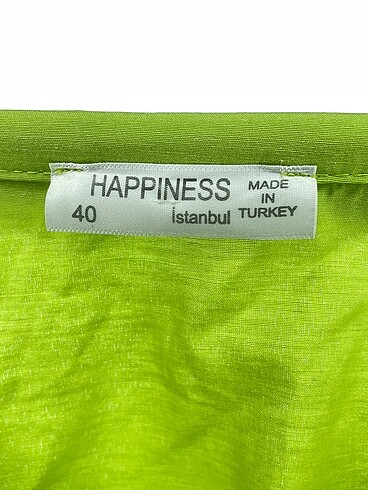 40 Beden yeşil Renk Happiness Gömlek %70 İndirimli.
