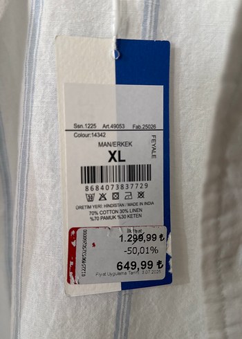 Ltb pamuklu gömlek - Görsel 3