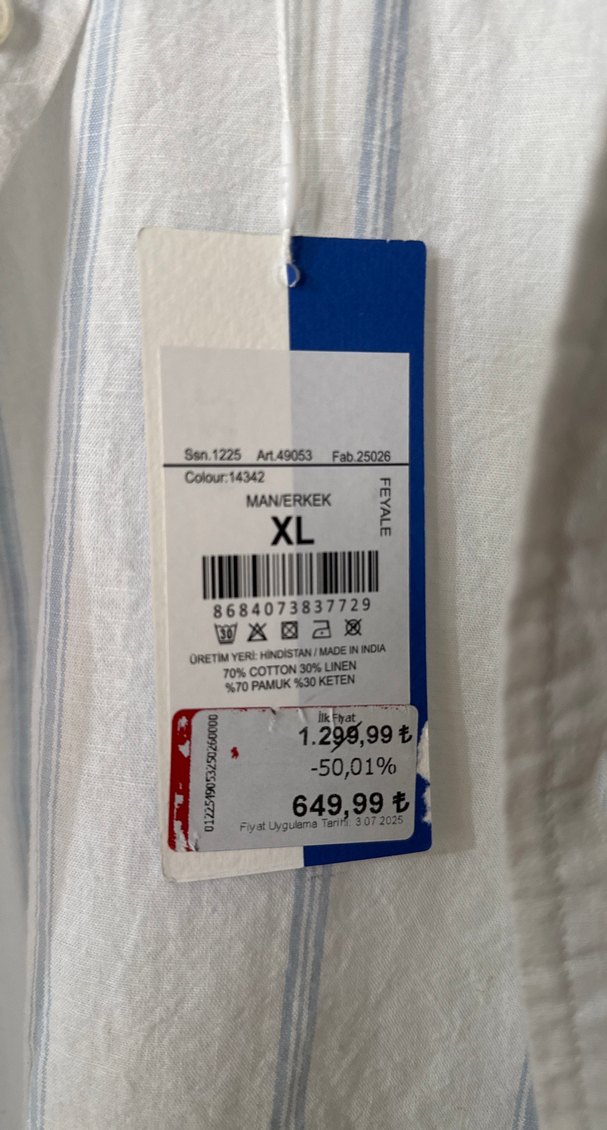 Ltb pamuklu gömlek - Görsel 3