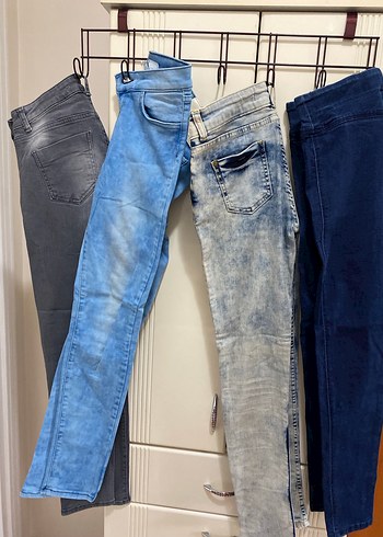 Kadın Denim Dar Kesim Midi Kot Pantolon