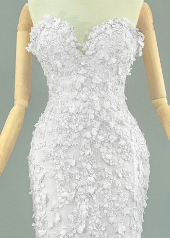 Gelinlik Balık model 2025 - Görsel 6