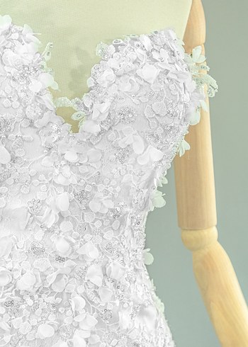 Gelinlik Balık model 2025 - Görsel 7