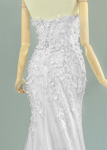 Gelinlik Balık model 2025 - Görsel 8