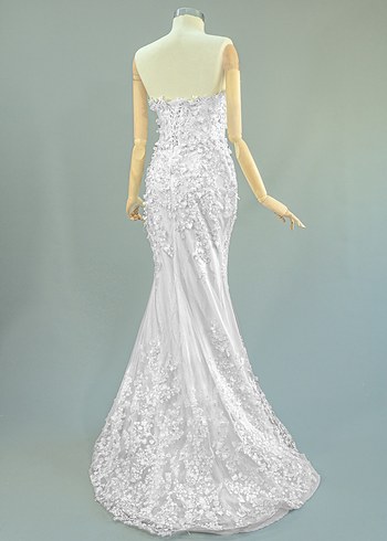 Gelinlik Balık model 2025 - Görsel 3