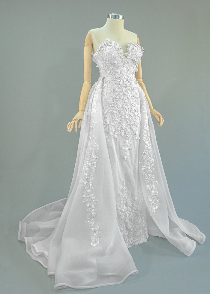 Gelinlik Balık model 2025 - Görsel 4