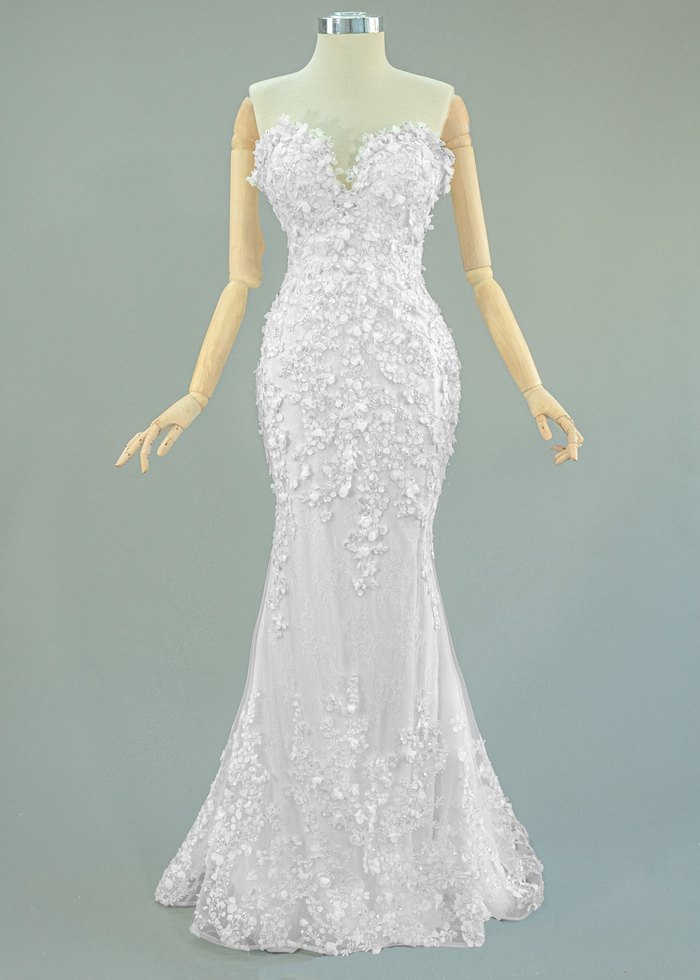 Gelinlik Balık model 2025 - Görsel 2