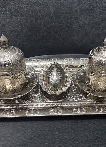 Gümüş 2 li fincan takımı  - Görsel 3