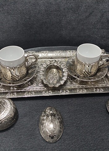 Gümüş 2 li fincan takımı  - Görsel 5