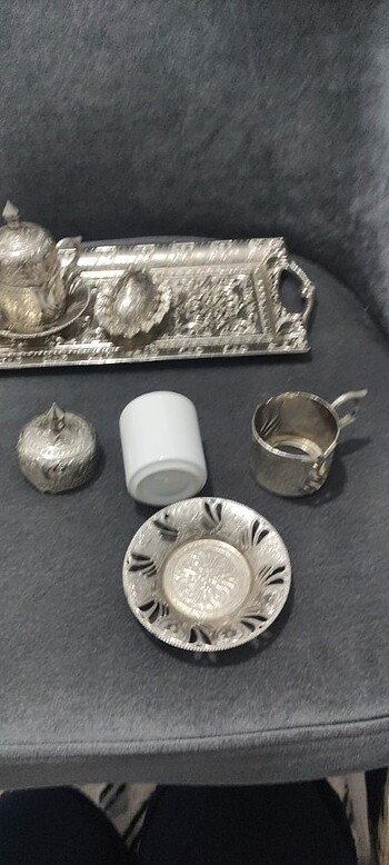 Gümüş 2 li fincan takımı  - Görsel 9