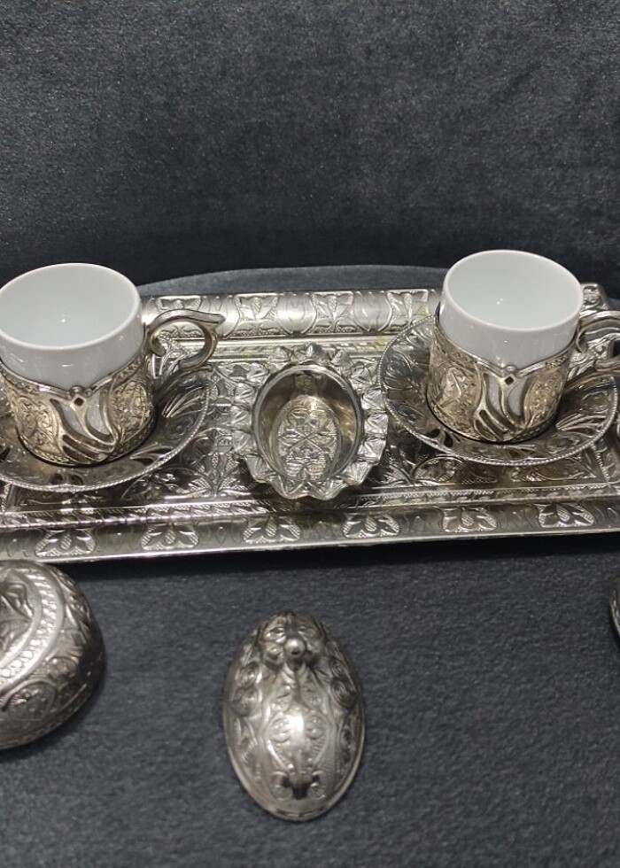 Gümüş 2 li fincan takımı  - Görsel 5