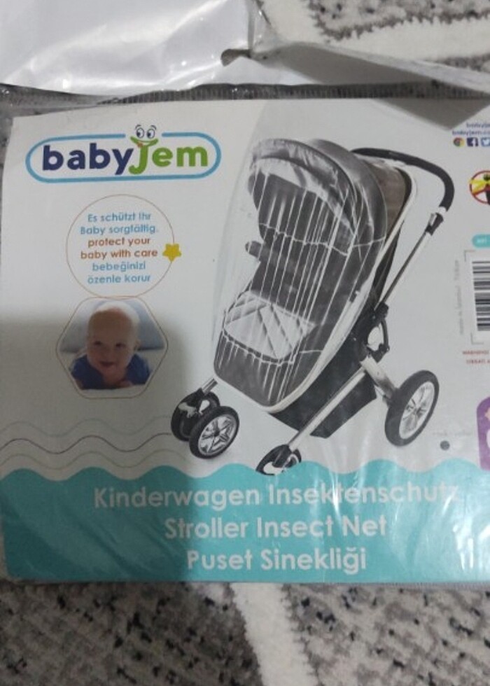 Bebek arabası sinekliği  - Görsel 4