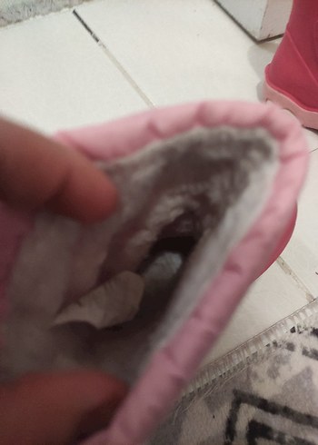 Kız Çocuk Pembe Kauçuk Botlar - Görsel 3