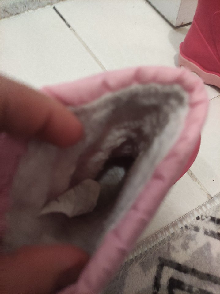 Kız Çocuk Pembe Kauçuk Botlar - Görsel 3