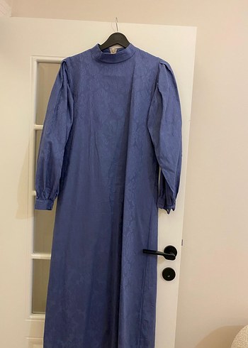 Mavi Vintage Hamile Bluzu V Yakalı - Görsel 5