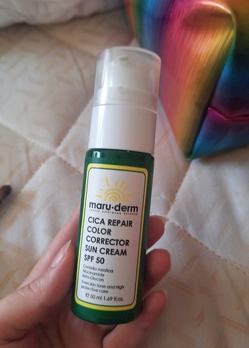 Maru-Derm Cica Repair Renk Düzeltici Güneş Kremi SPF 50 - Görsel 3