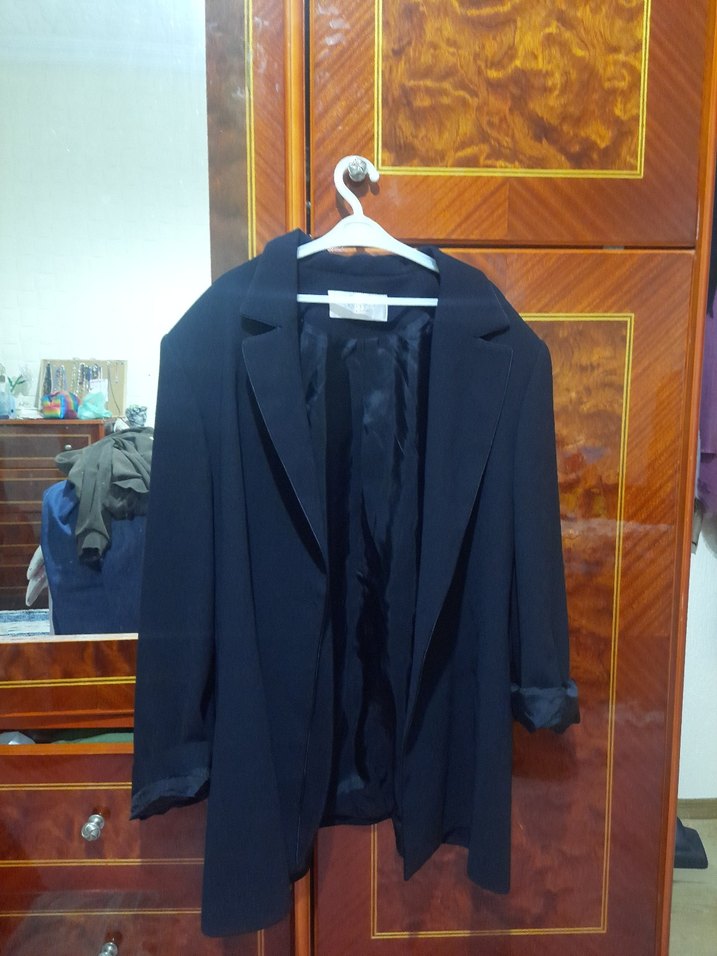 Siyah Kadın Ofis Blazeri - Görsel 2