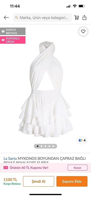 la sarta mini elbise
