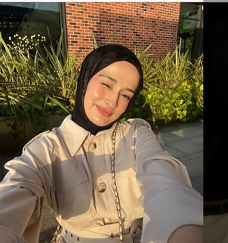 Zara Krem kemerli astarsız trençkot