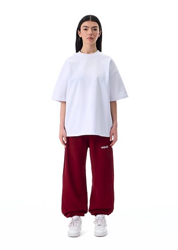 Bordo kadın/ erkek eşofman - Görsel 2