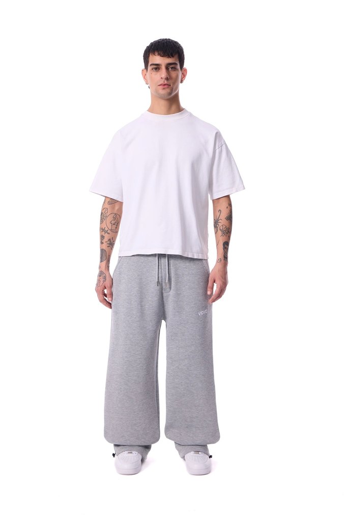 Kadın Gri Rahat Kesim Eşofman Altı - Görsel 4